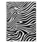 Carnet avec Zebra Stried Design (Devant)