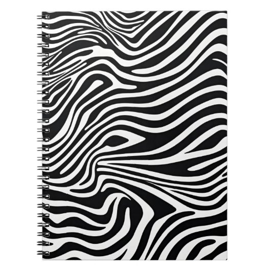 Carnet avec Zebra Stried Design (Devant)