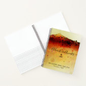 Carnet Aventure Attend Paysage Abstrait Personnalisé (Intérieur)