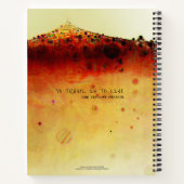 Carnet Aventure Attend Paysage Abstrait Personnalisé (Dos)