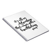 Carnet aventure avec vue à couper le souffle noir blanc (Côté Droit)