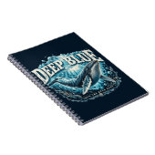 Carnet Aventure de baleine BLEU PROFOND Océan (Côté Droit)