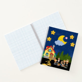 Carnet Aventure de camping magique avec les scouts la nui