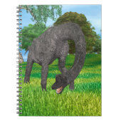 Carnet Aventure de dinosaure à long cou dans la jungle (Devant)