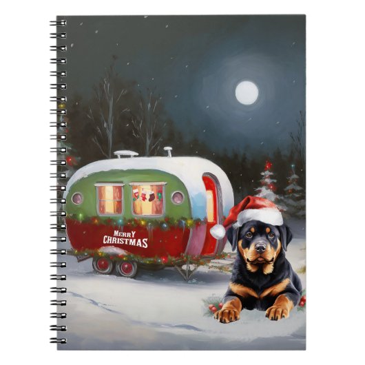 Carnet Aventure de Noël de la caravane de Rottweiler d'hi (Devant)