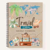 Carnet Aventure de voyage moderne pour explorateur (Devant)