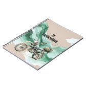 Carnet Aventure en moto Cream Green (Côté gauche)