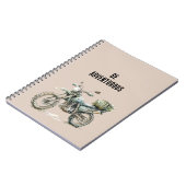 Carnet Aventure en moto verte (Côté gauche)
