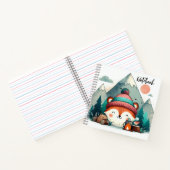 Carnet Aventure Fox – Campement d'hiver cosy (Intérieur)
