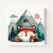 Carnet Aventure Fox – Campement d'hiver cosy (Dos)