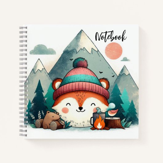 Carnet Aventure Renard – Campement d'hiver Cocooning (Devant)