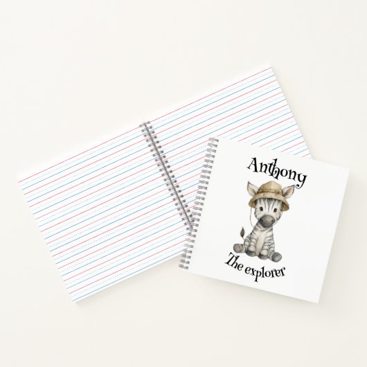 Carnet Aventure Safari Bébés | Animaux à l'aquarelle mign (Intérieur)