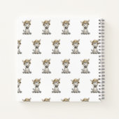 Carnet Aventure Safari Bébés | Animaux à l'aquarelle mign (Dos)