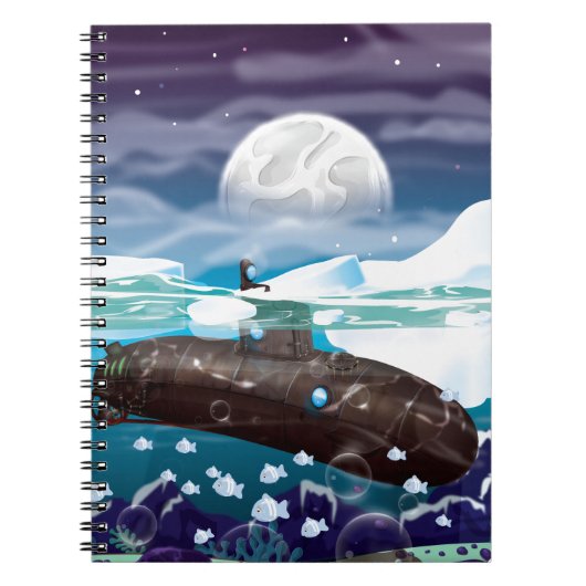 Carnet Aventure sous-marine dans l'Arctique (Devant)