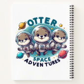 Carnet Aventures spatiales de la loutre (Dos)