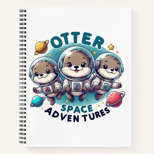 Carnet Aventures spatiales de la loutre (Devant)