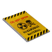 Carnet Avertissement de zone de rayonnement personnalisab (Côté Droit)