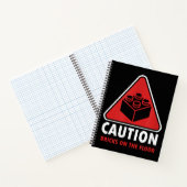 Carnet Avertissement Drôle Attention Blocs De Constructio (Intérieur)