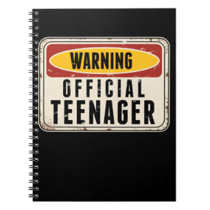 Carnet Avertissement Officiel Jeune Garçons Filles 13e a