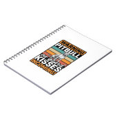 Carnet Avertissement Pitbull Bisous à venir Design de chi (Côté gauche)