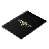 Carnet Avion de chasse camouflage avion de combat silhoue (Côté gauche)