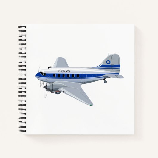 Carnet Avion de dessin (Devant)