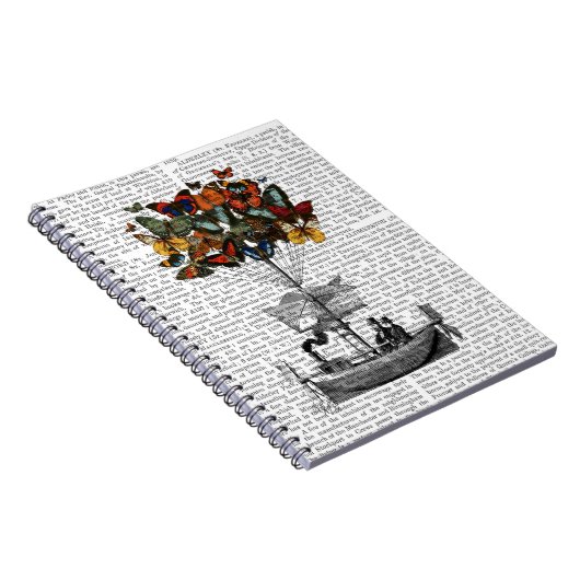 Carnet Avion papillon (Côté Droit)