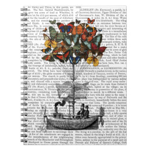 Carnet Avion papillon