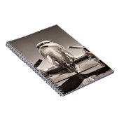 Carnet Avion vintage sur piste (Côté Droit)