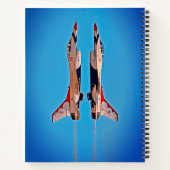 Carnet Avions à réaction de l'US Air Force Thunderbirds F (Dos)