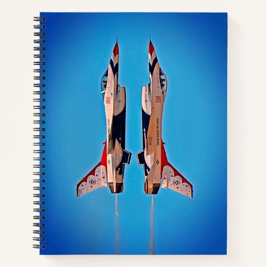 Carnet Avions à réaction de l'US Air Force Thunderbirds F (Devant)