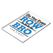 Carnet Aviron Crew Rower Faites-Vous Même Ranger Bro (Côté gauche)