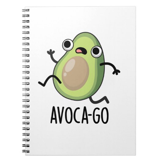 Carnet Avoca-go Blague drôle de l'avocat  (Devant)