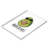 Carnet Avoca-yo Funny Cool Avocado Pun (Côté gauche)