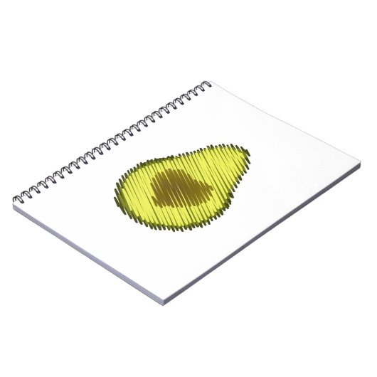 Carnet Avocado Love Scribble (Côté gauche)
