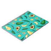 Carnet Avocado réaliste : Motif alimentaire d'été (Côté gauche)
