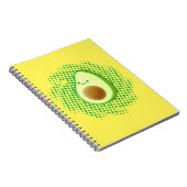 Carnet Avocat Cartoon Cute Sur Vortex Dérangé (Côté Droit)