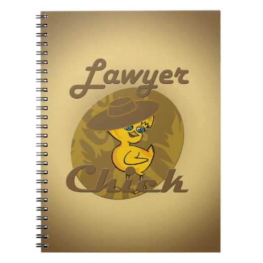 Carnet Avocat Chick #6 (Devant)