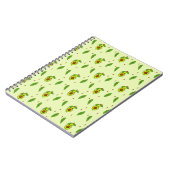 Carnet Avocat Cute kawaii vert (Côté gauche)