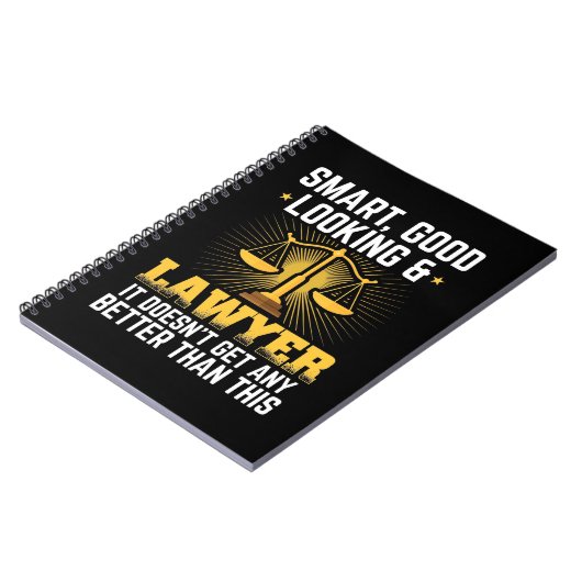 Carnet Avocat intelligent et bon (Côté gauche)