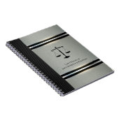 Carnet Avocat | Scales de justice (Côté Droit)