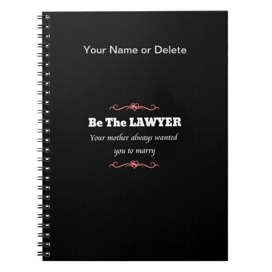 Carnet Avocate de la Faculté de droit - Diplôme (Devant)