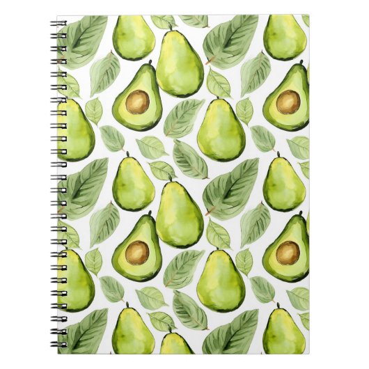 Carnet Avocats Green Leaves (Devant)