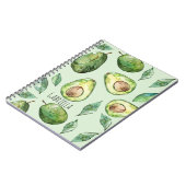 Carnet Avocats verts & feuilles (Côté gauche)