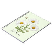 Carnet Avril Daisy Flowers (Côté gauche)