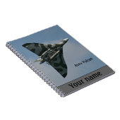 Carnet Avro Vulcan Bomber personnalisé (Côté Droit)