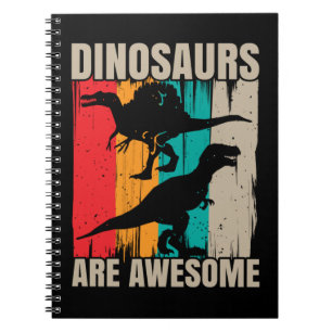 Carnet Awesome Dinosaures Garçons Filles Spinosaurus Trex