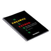 Carnet Awesome Melanin PÈRE (Côté Droit)