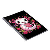 Carnet Axolotl Boire du lait de fraise japonais (Côté Droit)