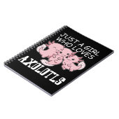 Carnet Axolotl Enfants Kawaii Axolotl Cadeaux Filles Axol (Côté gauche)